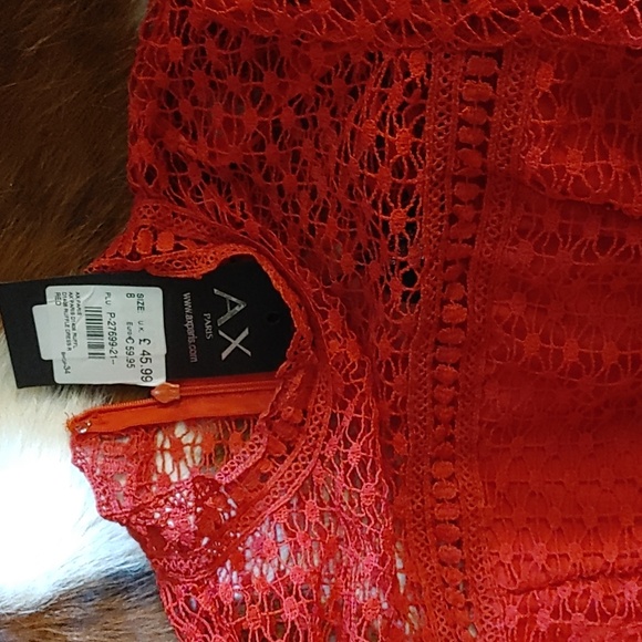 Red Dress Ax Paris Size 8 - Picture 2 of 5